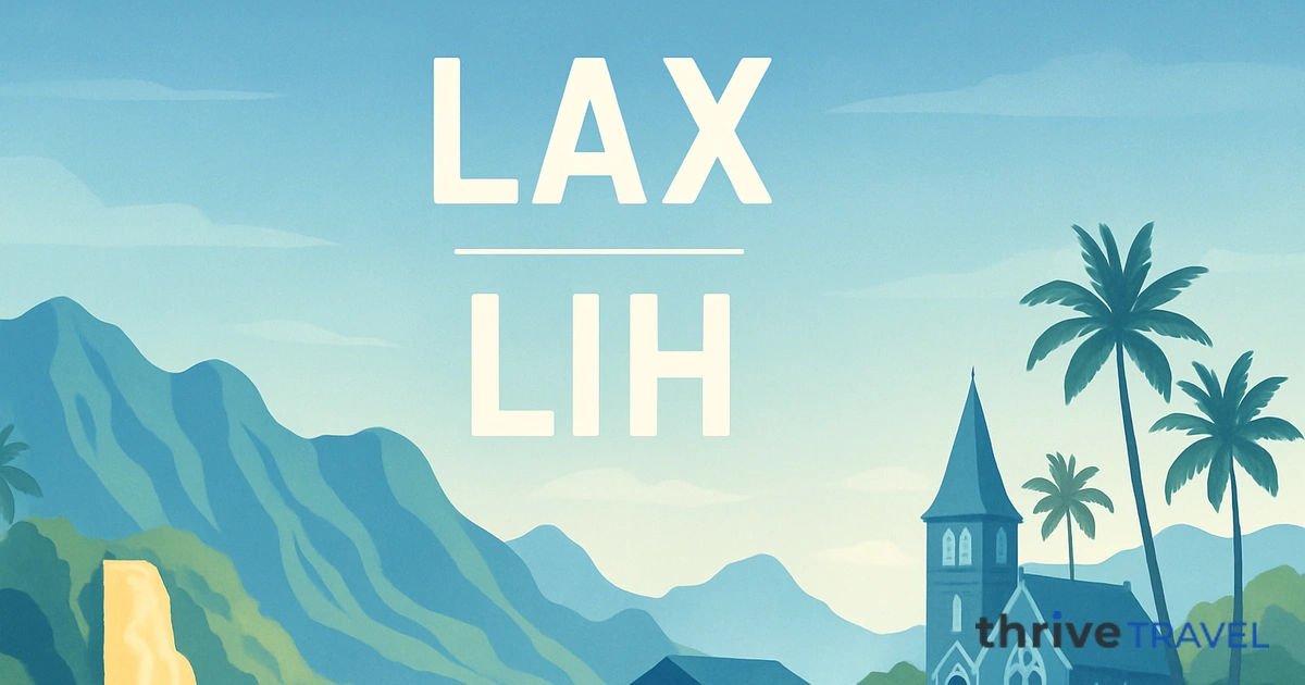 Los Angeles to Lihue