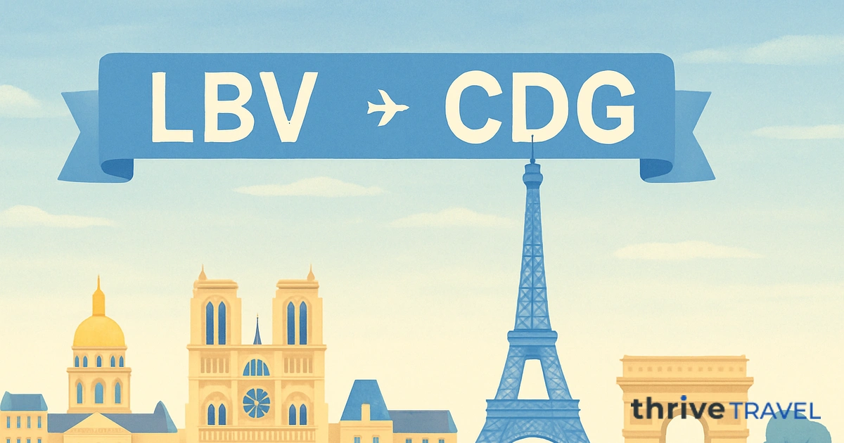 Libreville to Paris