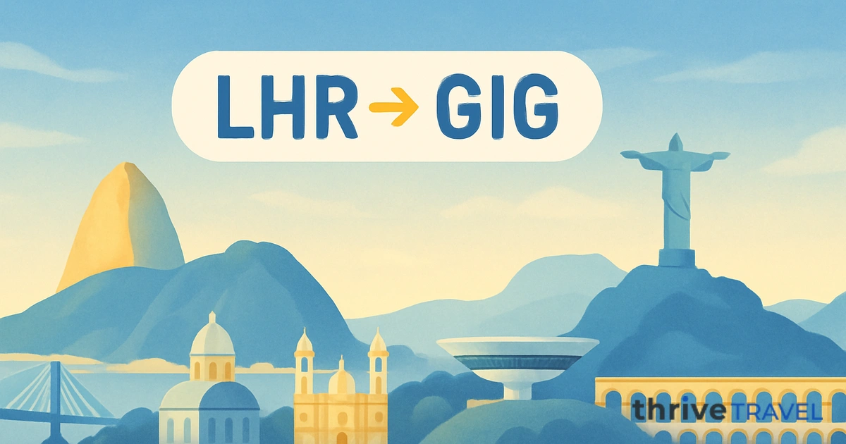 London to Rio de Janeiro