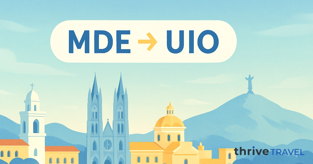 Medellín to Quito
