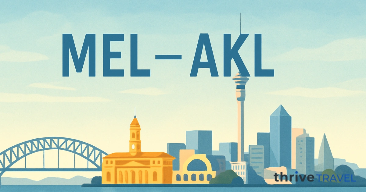 Melbourne to Auckland