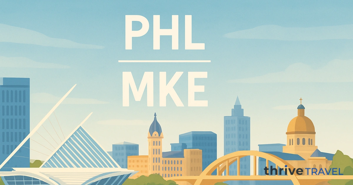 Philadelphia to Milwaukee