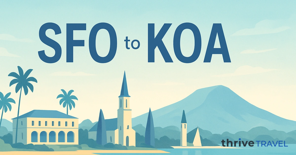 San Francisco to Kona