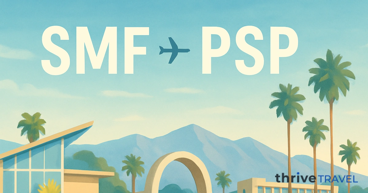 Sacramento to Palm Springs