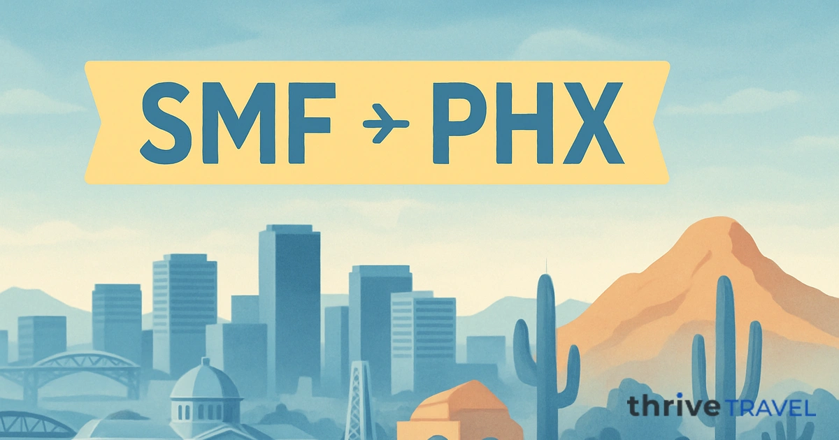 Sacramento to Phoenix