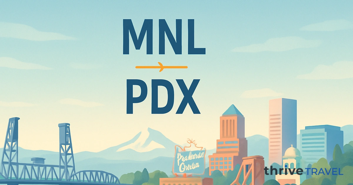 Manila to Portland