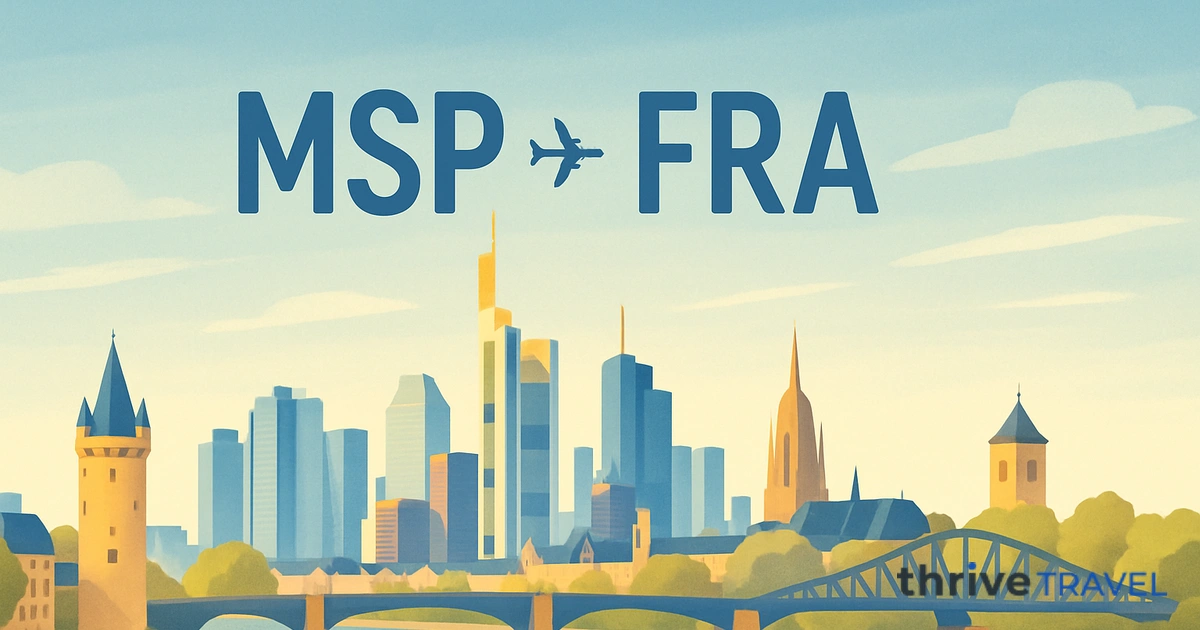 Minneapolis to Frankfurt