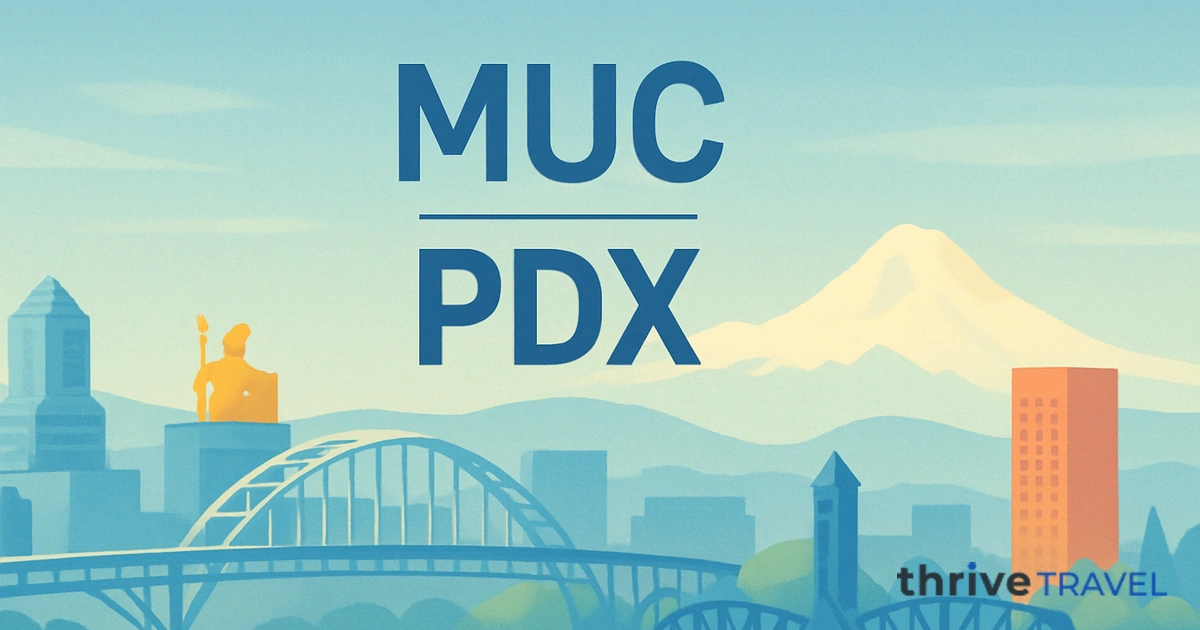 Munich to Portland