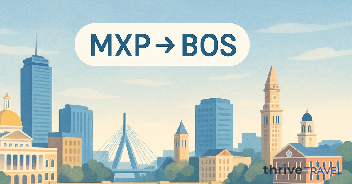 Milan to Boston