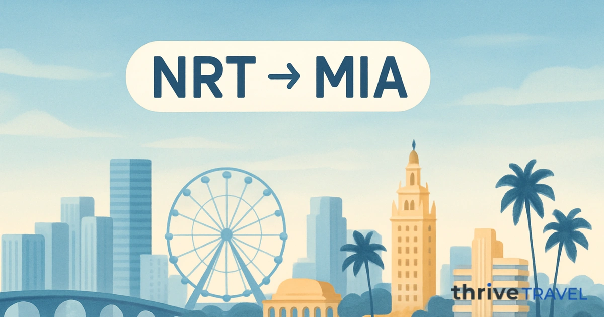 Tokyo to Miami