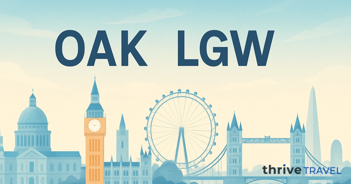 Oakland to London