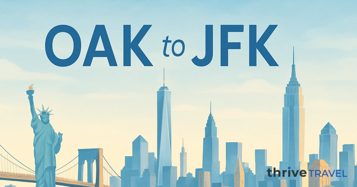 Oakland to New York