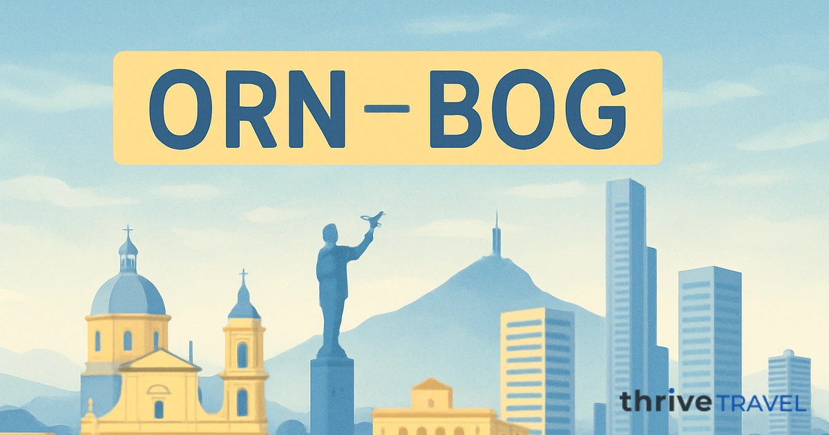 Oran to Bogotá