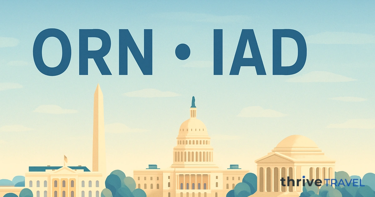 Oran to Washington