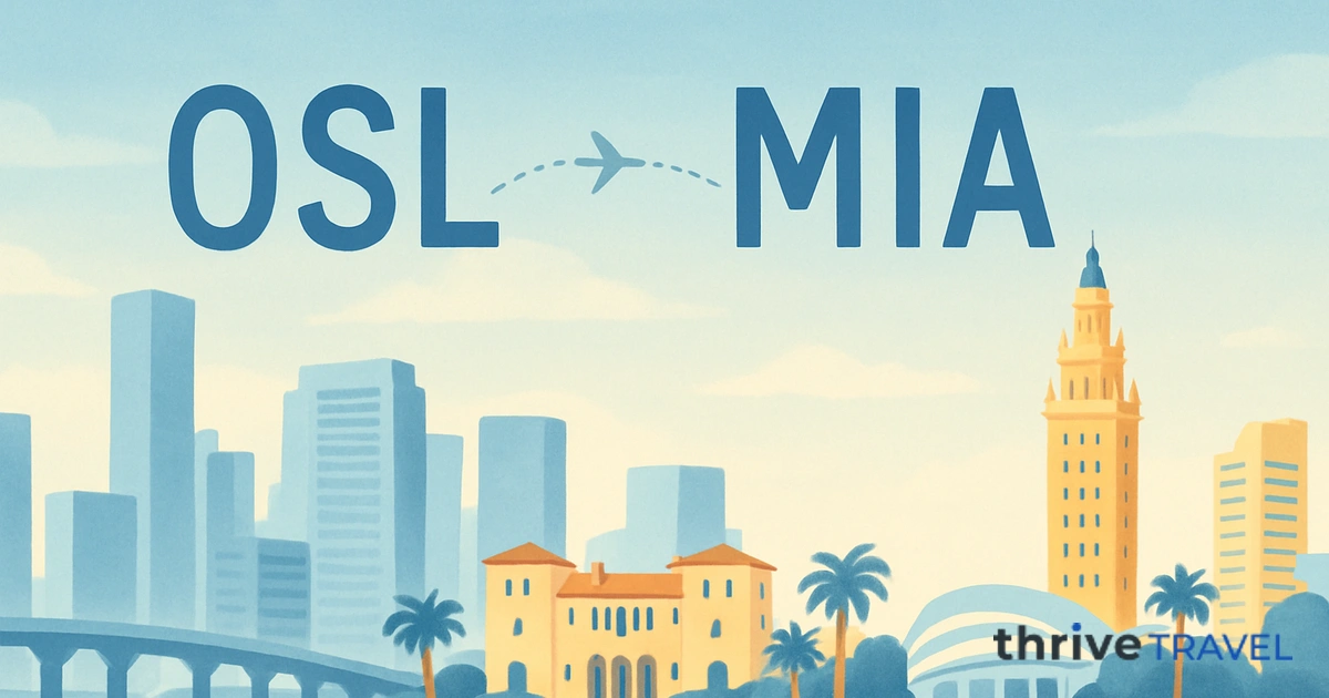 Oslo to Miami
