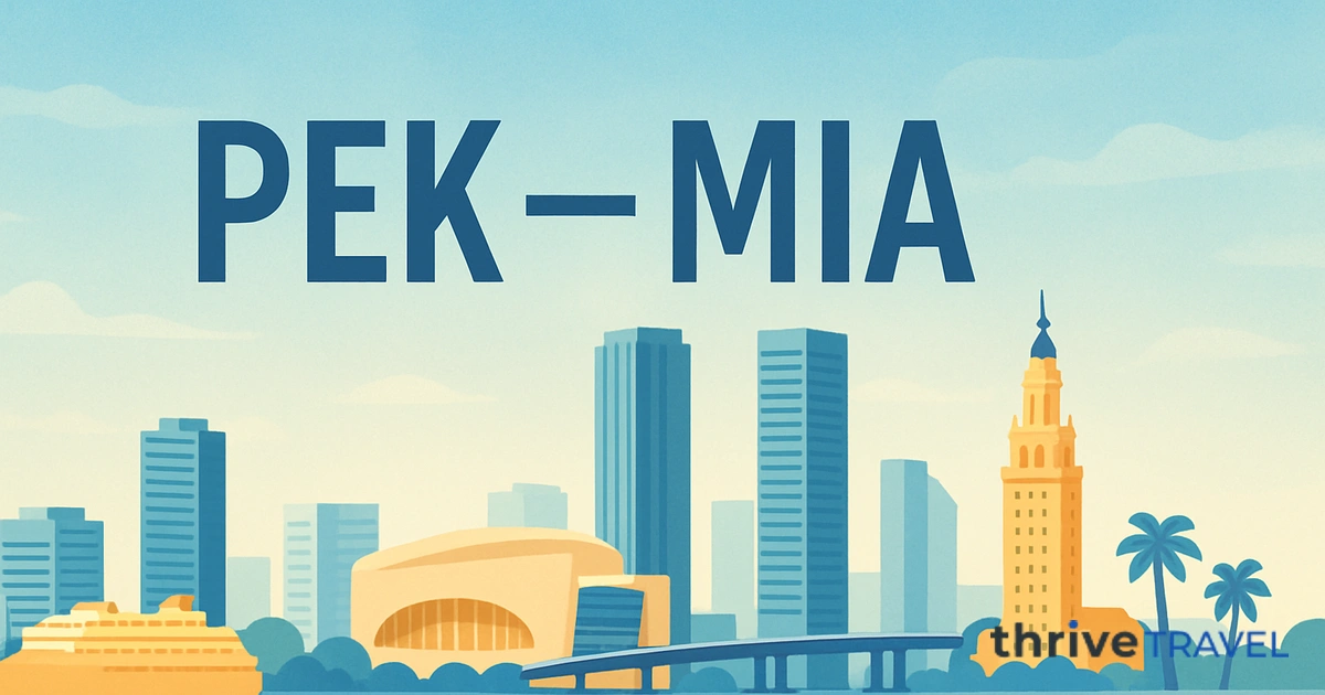 Beijing to Miami