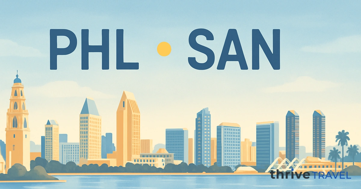 Philadelphia to San Diego