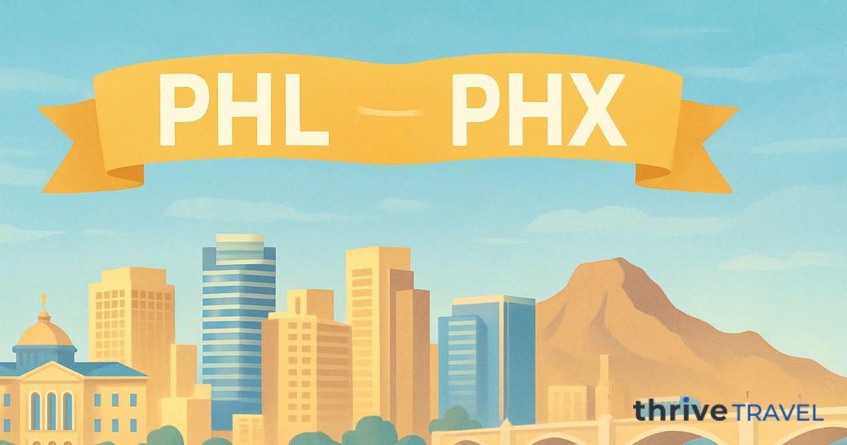 Philadelphia to Phoenix