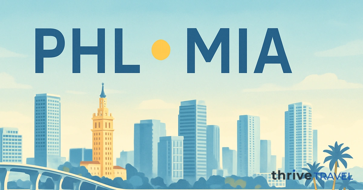 Philadelphia to Miami