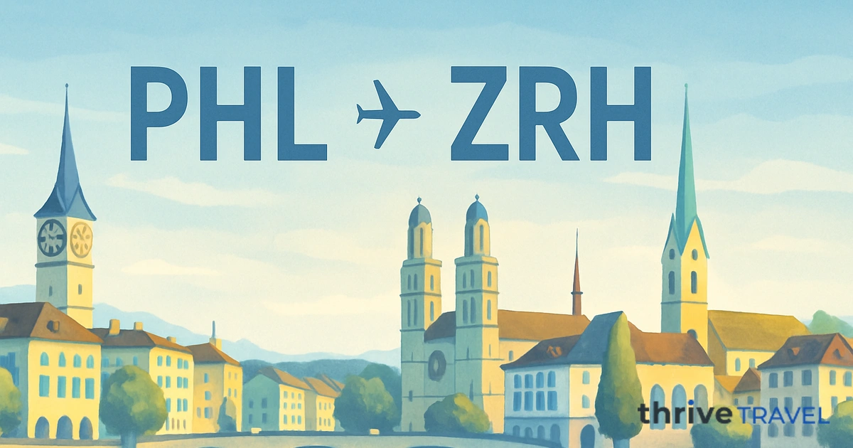 Philadelphia to Zurich