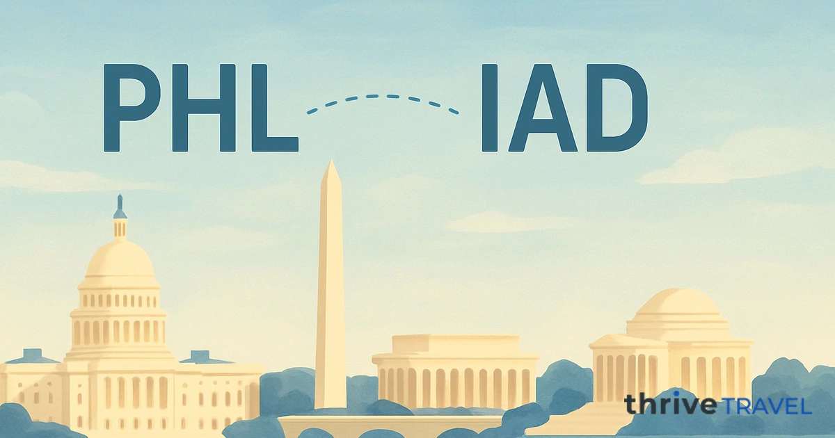 Philadelphia to Washington