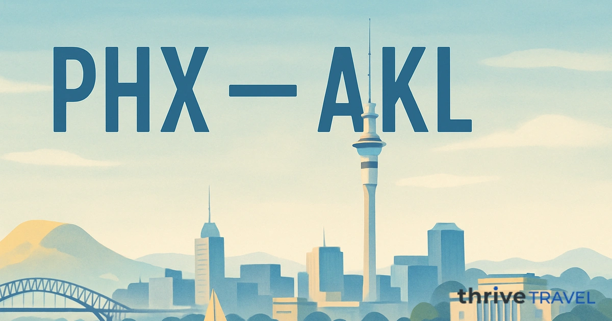 Phoenix to Auckland