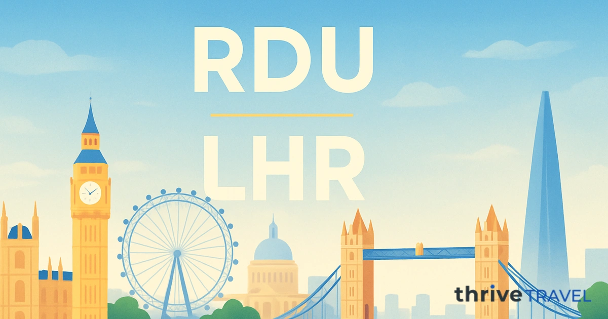 Raleigh to London