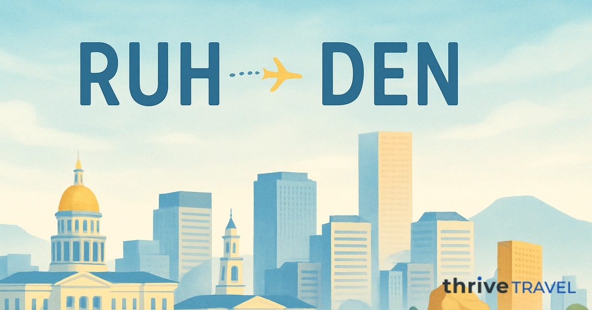 Riyadh to Denver