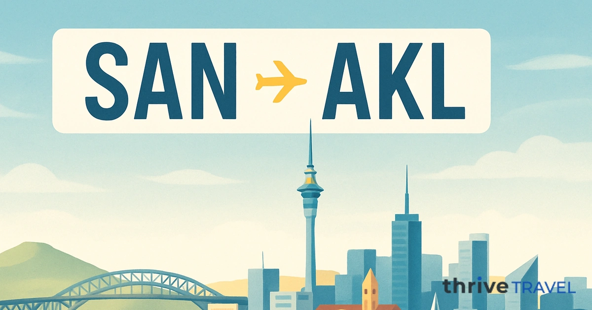 San Diego to Auckland