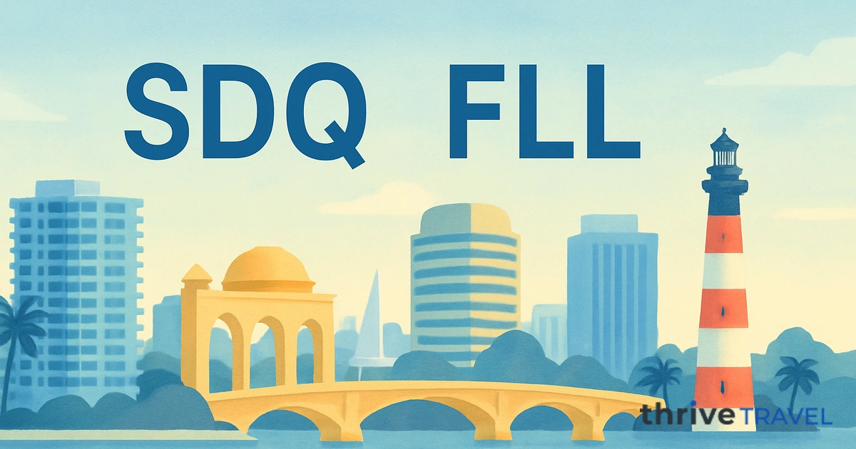 Santo Domingo to Fort Lauderdale