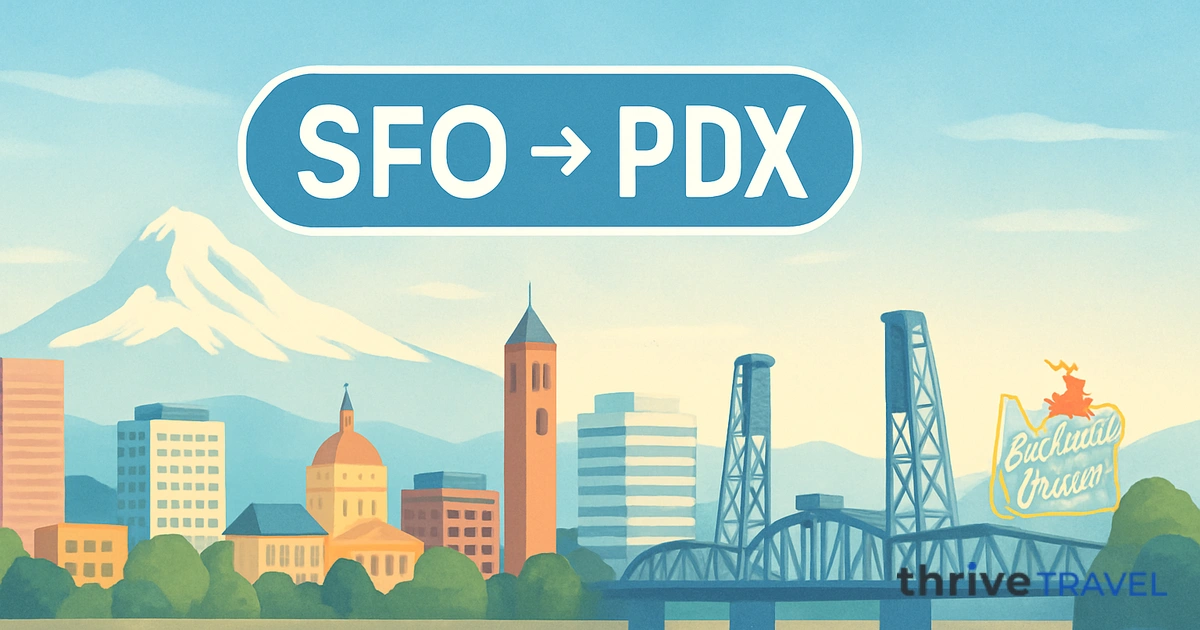 San Francisco to Portland