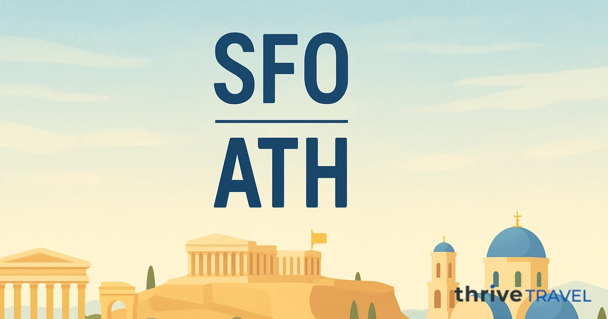 San Francisco to Athens