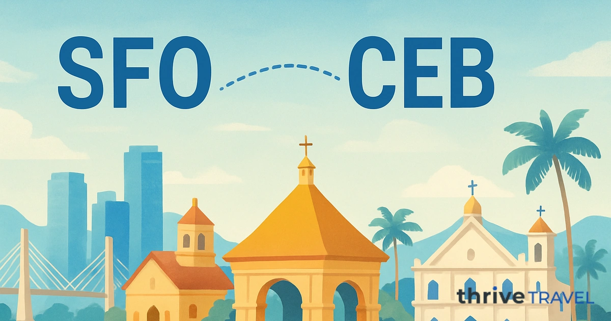 San Francisco to Cebu