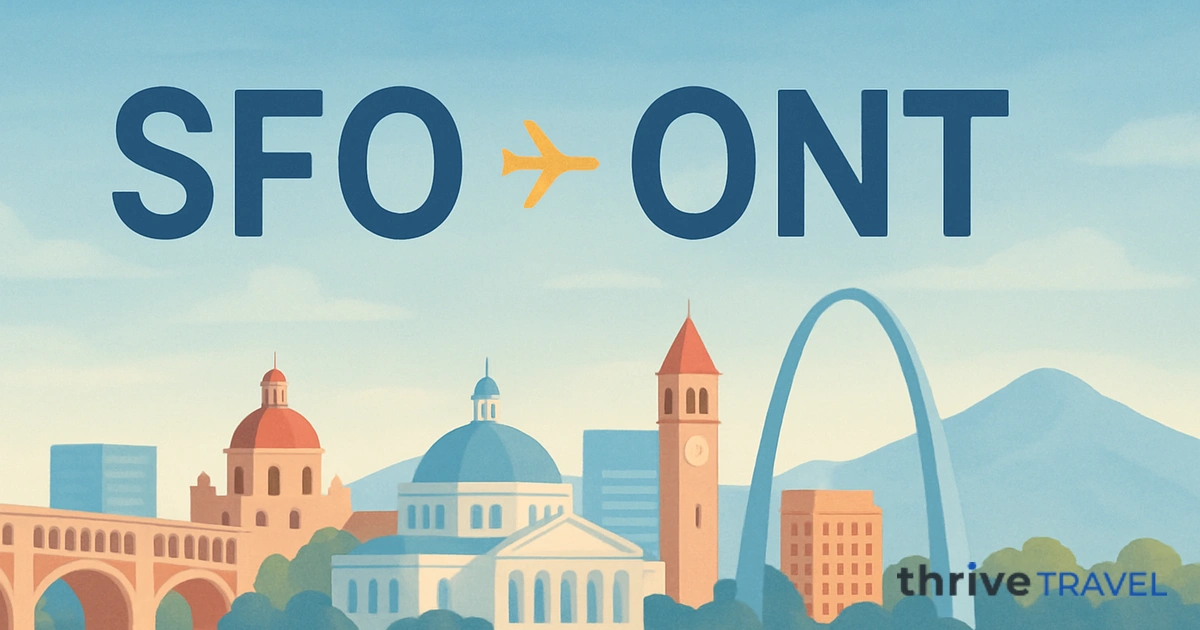 San Francisco to Ontario