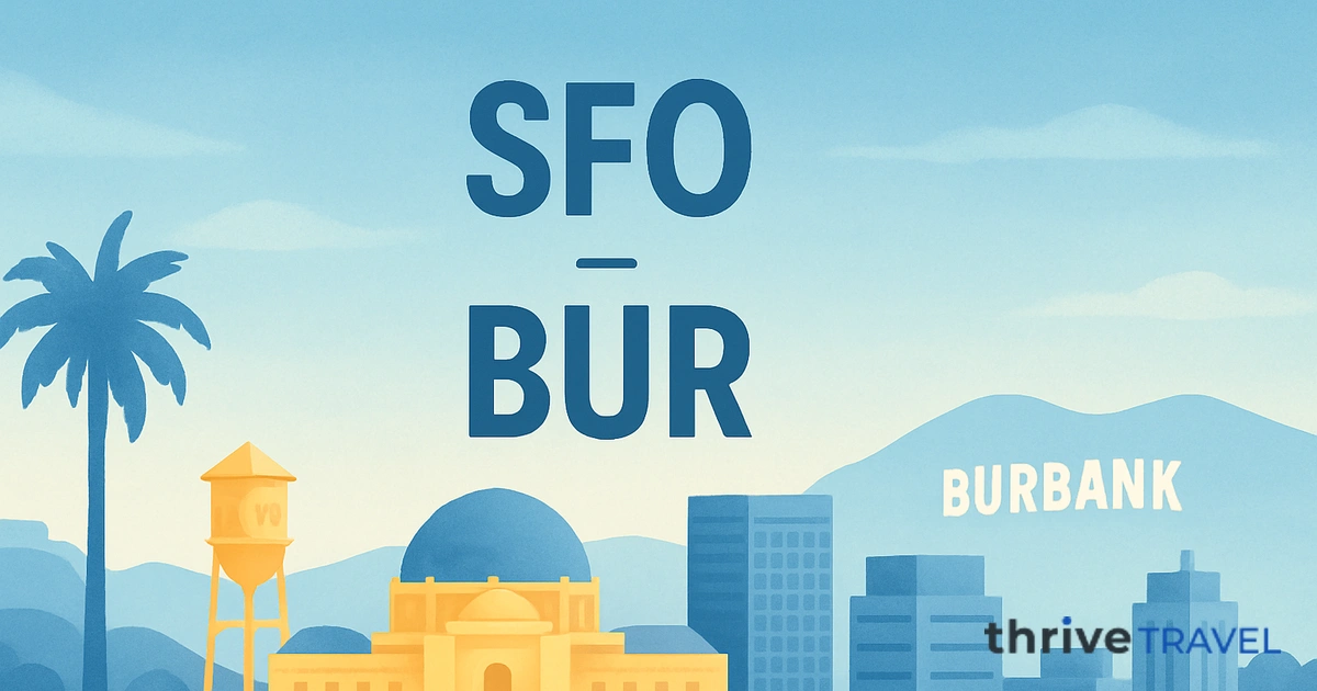 San Francisco to Burbank