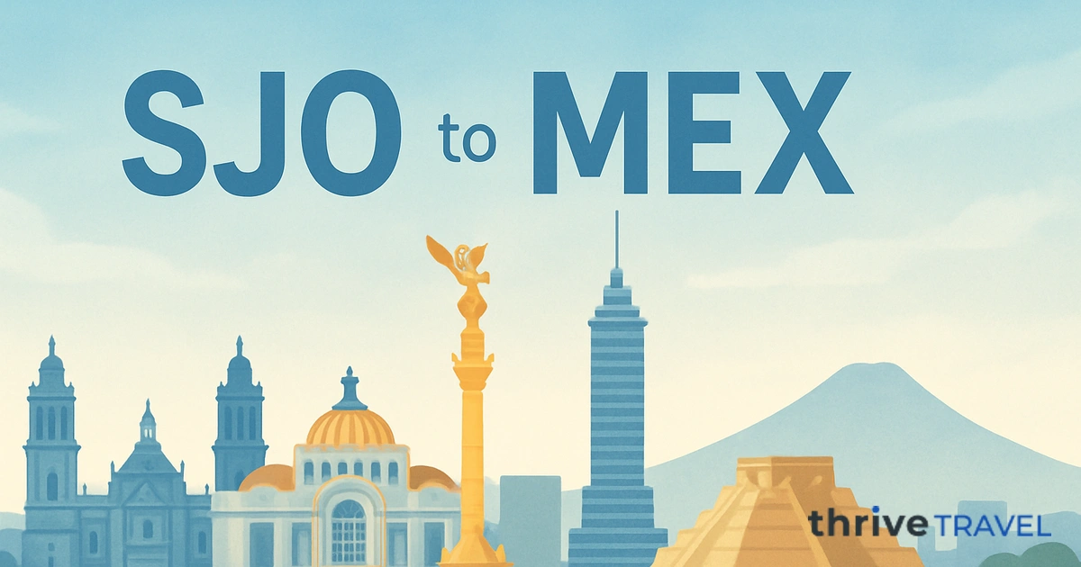 San José to Mexico City
