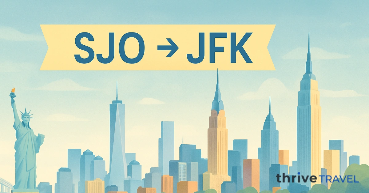 San Jose to New York