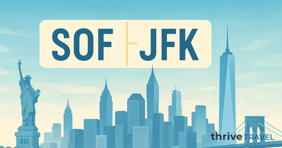 Sofia to New York