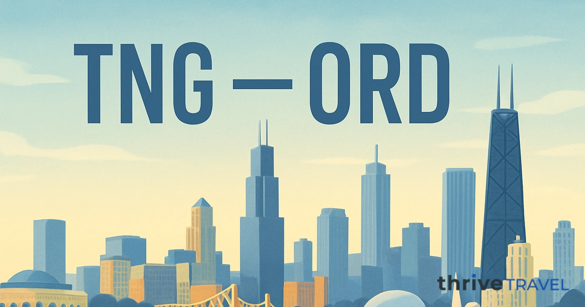 Tangier to Chicago