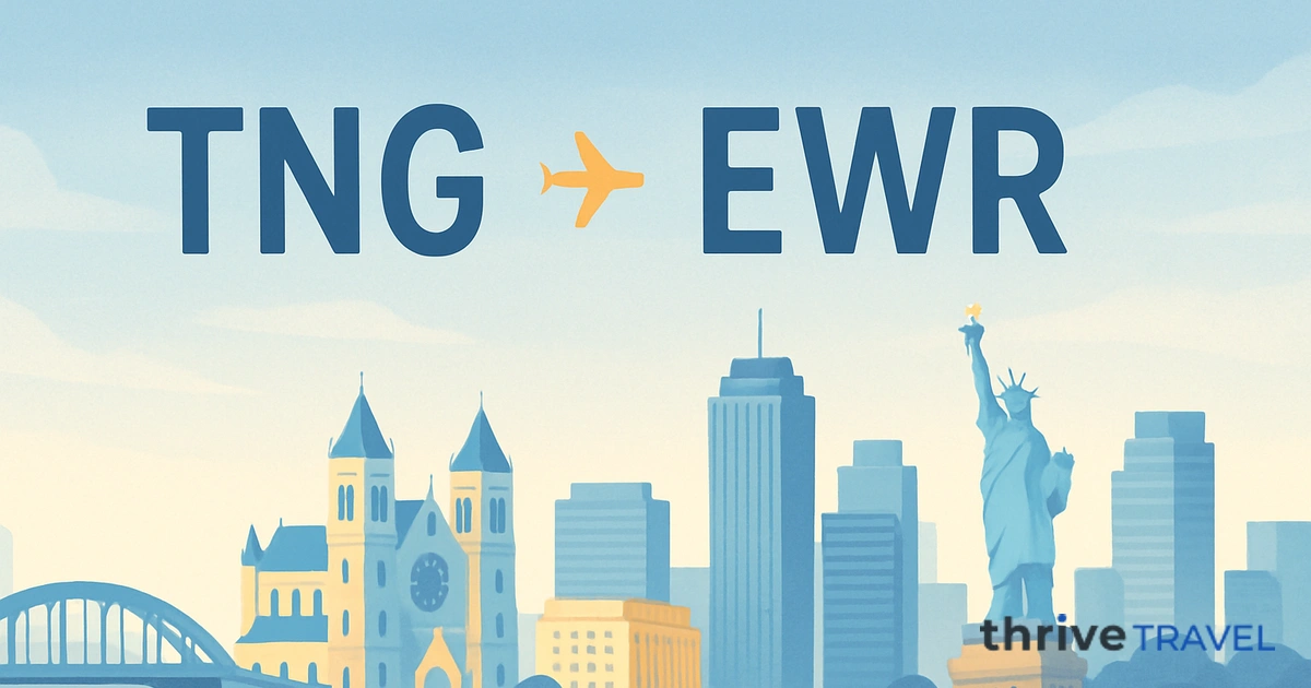 Tangier to Newark