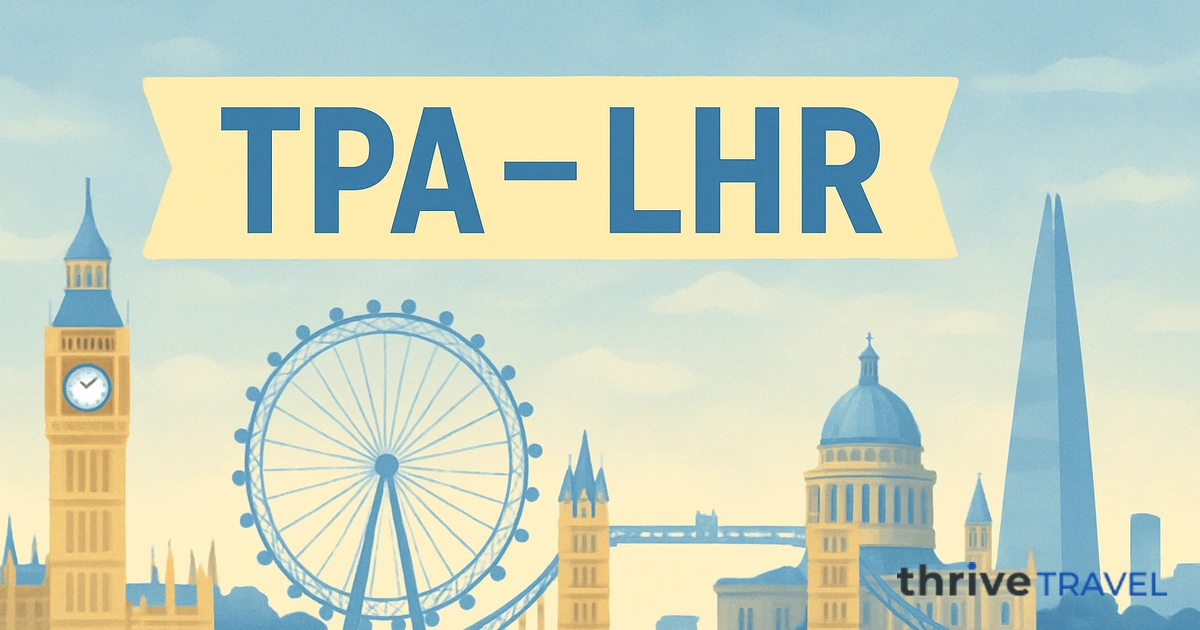 Tampa to London