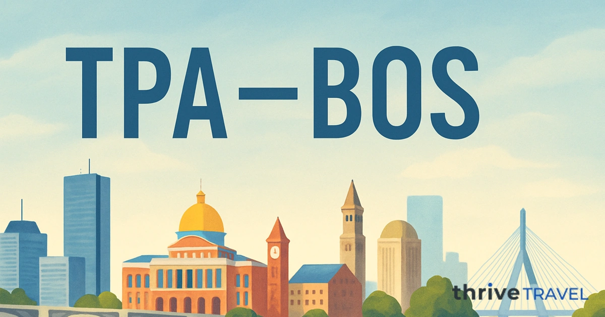 Tampa to Boston