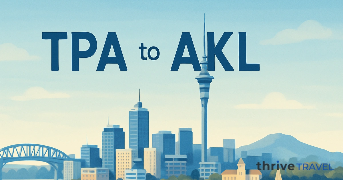 Tampa to Auckland