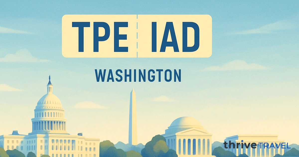 Taipei to Washington