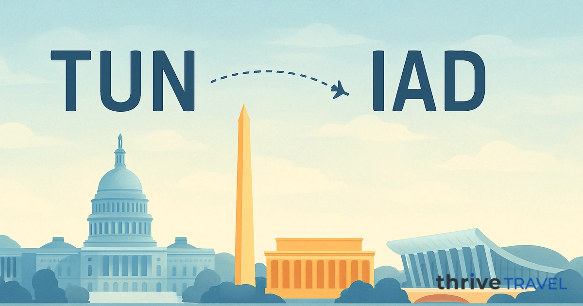 Tunis to Washington