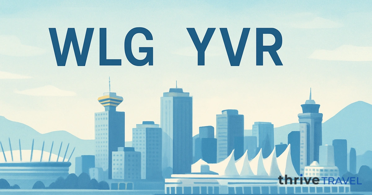 Wellington to Vancouver