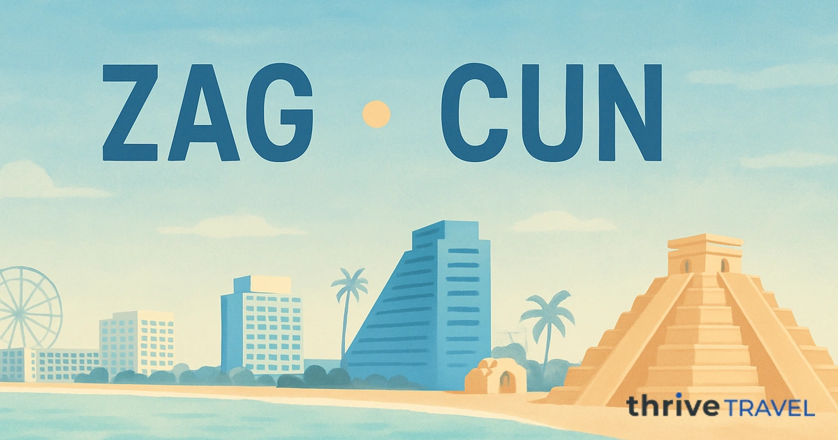 Zagreb to Cancun