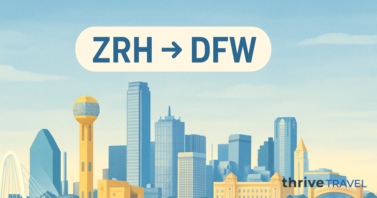Zurich to Dallas