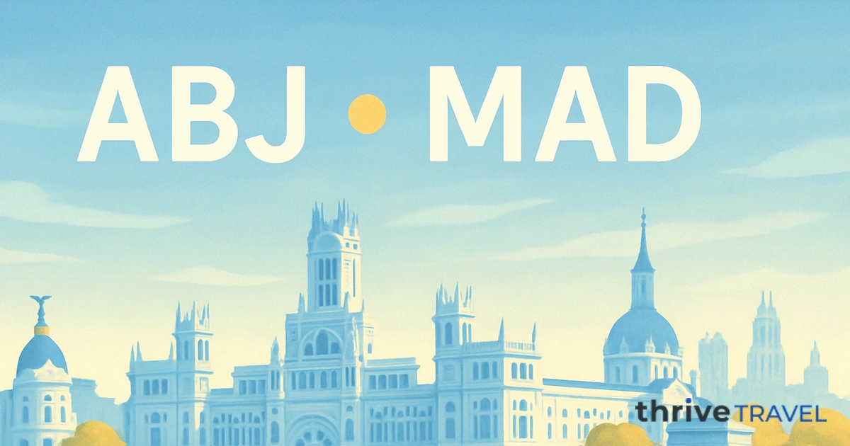 Abidjan to Madrid