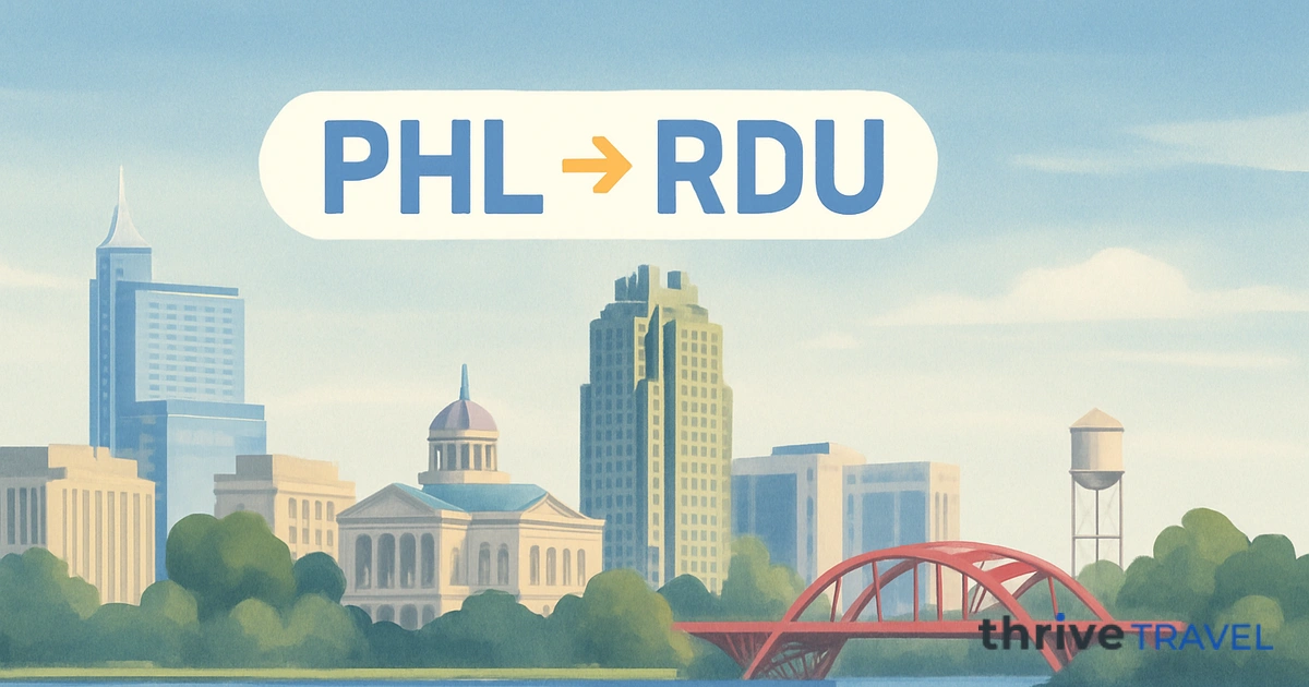 Philadelphia to Raleigh